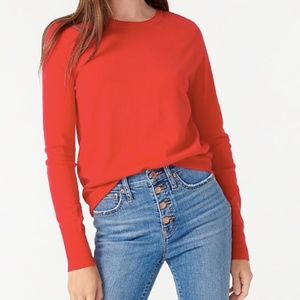 J CREW Red Sweater